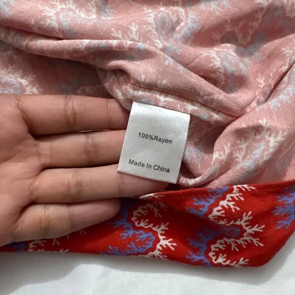 Tuckernuck Red Heat Wave Maxi Dress Womens XS Summer Beach Vacation Resort Wear - Picture 6 of 8